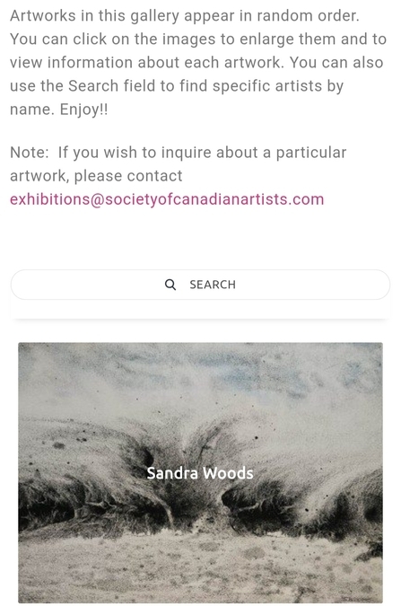 My watercolour on the SCA exhibition page